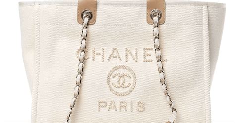 how to spot a fake chanel deauville tote|Chanel deauville tote 2022.